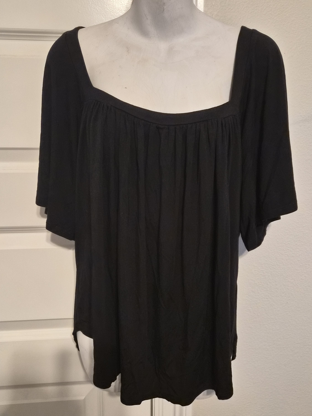​JJ WINKS Happy Hour Women's Black Top Made In USA NWOT XL